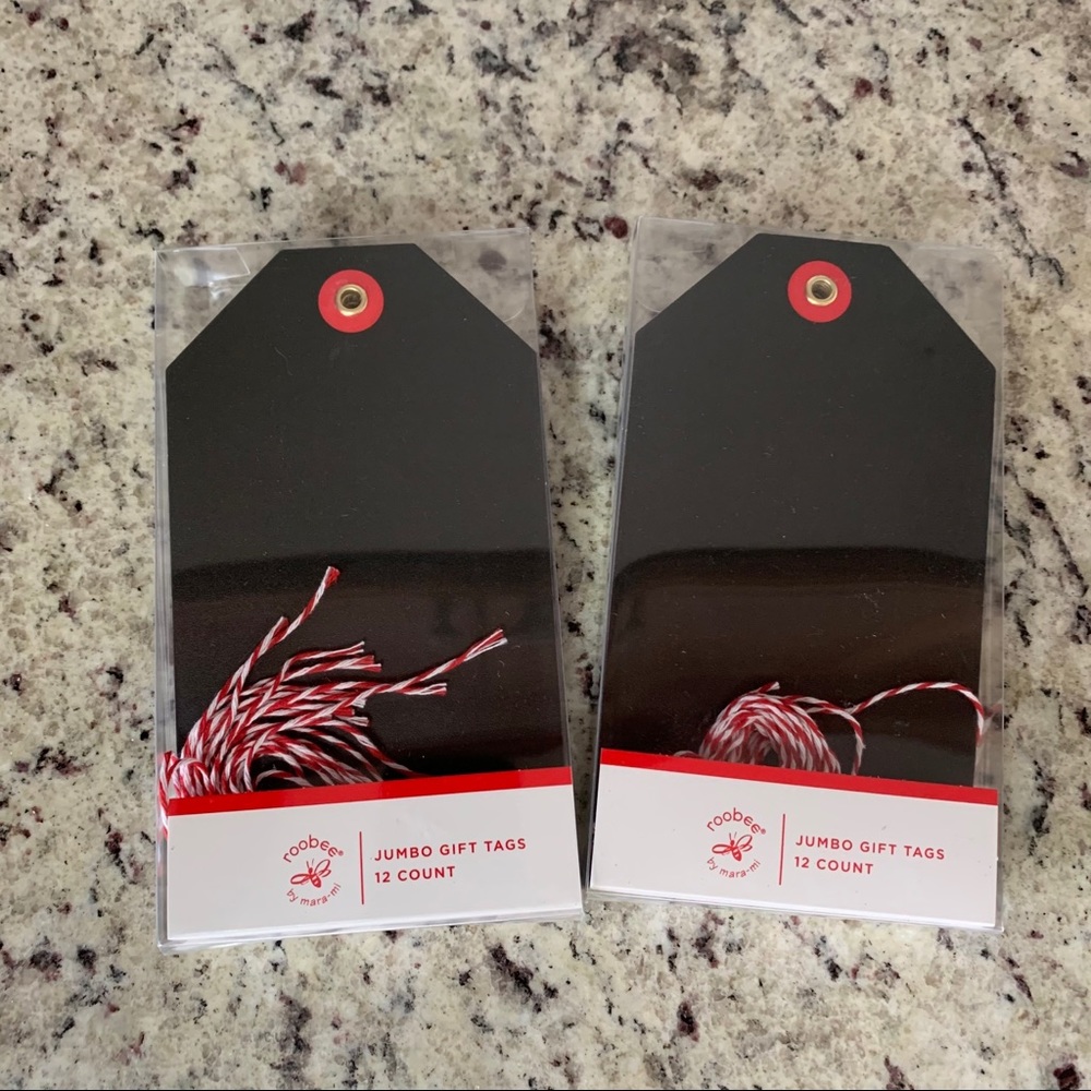 NIB Set of 2 Jumbo Gift Tags